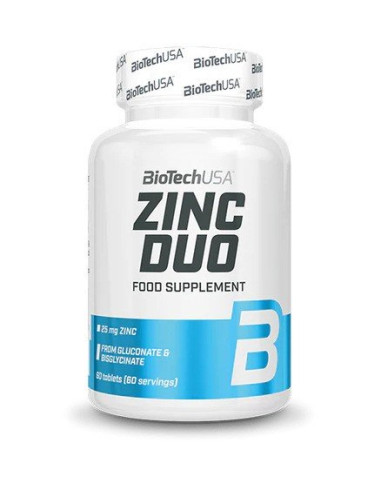 Zinc Duo - 60 tablets | BioTechUSA