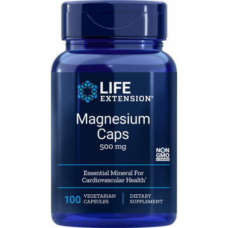 Magnesium Caps - 100 vegetarian capsules | Life Extension