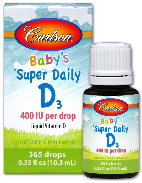 Baby's Super Daily D3, 400 IU - 10 ml. | Carlson Labs
