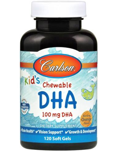 Kid's Chewable DHA, 100mg Orange - 120 softgels...