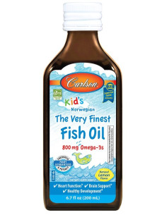 Kid's The Very Finest Fish Oil, 800mg Lemon - 200 ml. |...