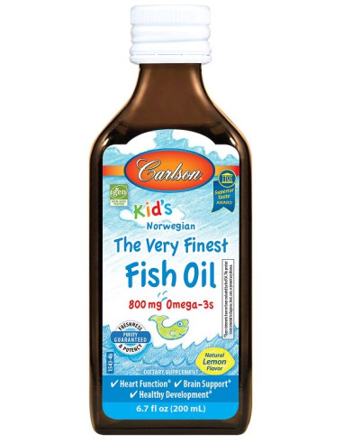 Kid's The Very Finest Fish Oil, 800mg Lemon -...