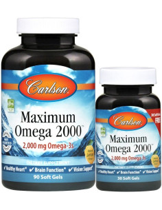Maximum Omega 2000 - 90 + 30 softgels | Carlson Labs