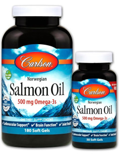 Norwegian Salmon Oil - 180 + 50 softgels | Carlson Labs
