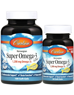 Norwegian Super Omega-3 Gems, 1200mg - 100 + 30 softgels...