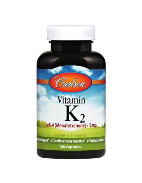 Vitamin K2 MK-4, 5mg - 180 caps | Carlson Labs