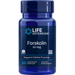 Forskolin 10 mg - 60 vegetarian capsules | Life Extension