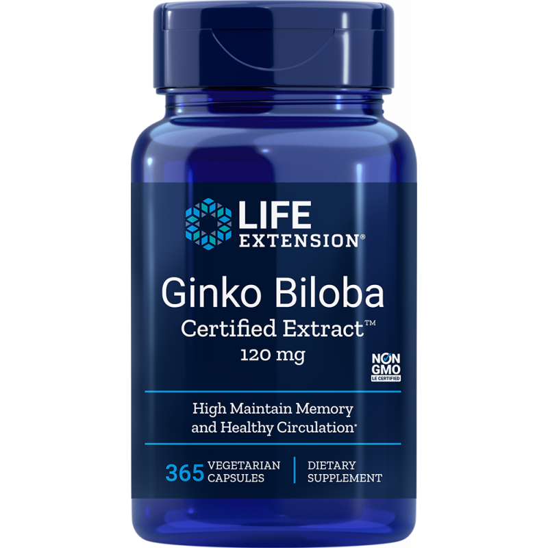 Ginkgo Biloba Certified Extract - 365...