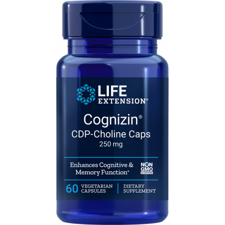 Citicoline (CDP-Choline) 500 mg - 60 vegetarian capsules | Life Extension