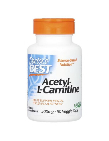 Acetyl L-Carnitine, 500mg  - 60 vcaps |...
