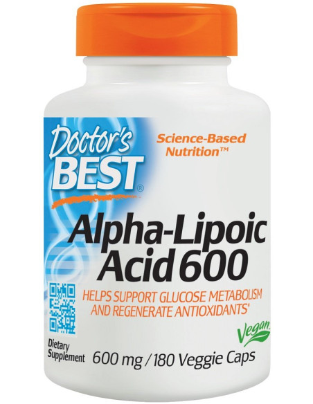 Alpha-Lipoic Acid, 600mg - 180 vcaps  | Doctor's Best