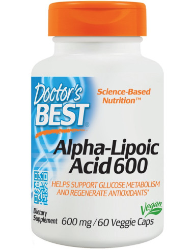 Alpha-Lipoic Acid, 600mg - 60 vcaps  | Doctor's...