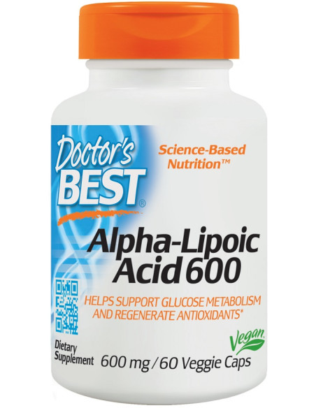 Alpha-Lipoic Acid, 600mg - 60 vcaps  | Doctor's Best