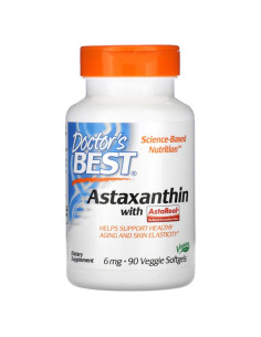 Astaxanthin with AstaReal, 6mg - 90 veggie softgels |...