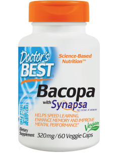 Bacopa with Synapsa, 320mg - 60 vcaps | Doctor's Best