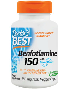 Benfotiamine with BenfoPure, 150mg - 120 vcaps | Doctor's...