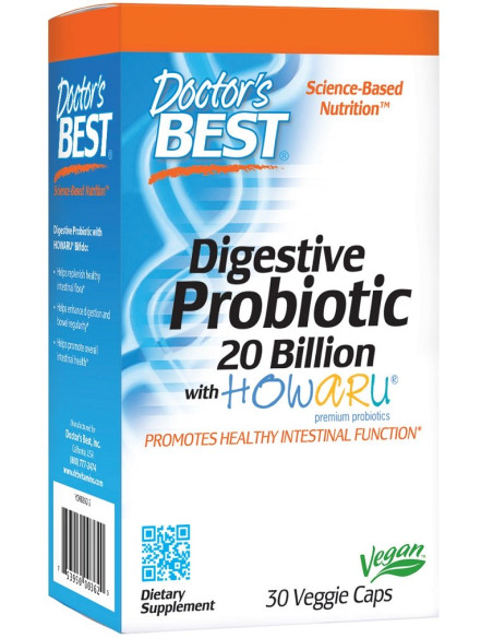 Digestive Probiotic, 20 Billion CFU - 30 vcaps | Doctor's Best