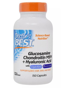 Glucosamine Chondroitin MSM + Hyaluronic Acid - 150 caps...