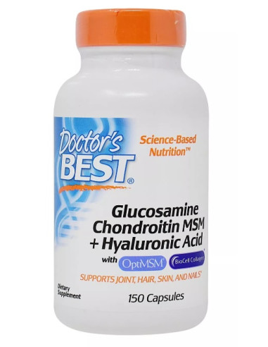 Glucosamine Chondroitin MSM + Hyaluronic Acid -...