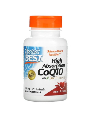 High Absorption CoQ10 with BioPerine, 100mg -...