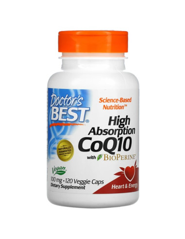 High Absorption CoQ10 with BioPerine, 100mg -...
