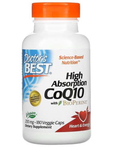 High Absorption CoQ10 with BioPerine, 200mg -...