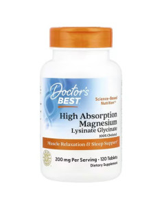 High Absorption Magnesium, 100mg - 120 tablets | Doctor's...