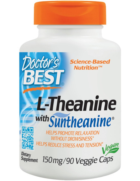 L-Theanine with Suntheanine, 150mg - 90 vcaps | Doctor's Best