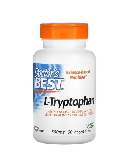 L-Tryptophan, 500mg - 90 vcaps | Doctor's Best