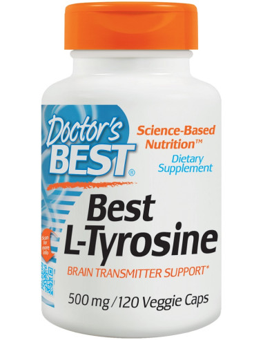 L-Tyrosine, 500mg - 120 vcaps | Doctor's Best