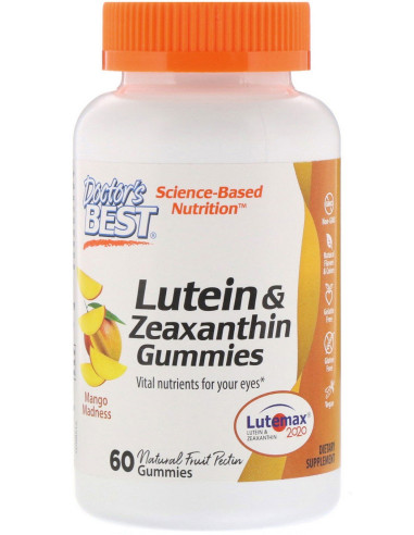 Lutein & Zeaxanthin, Mango Madness - 60 gummies...