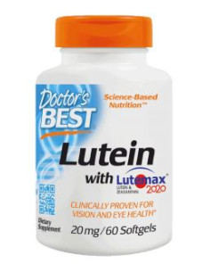 Lutein with Lutemax, 20mg - 60 softgels | Doctor's Best