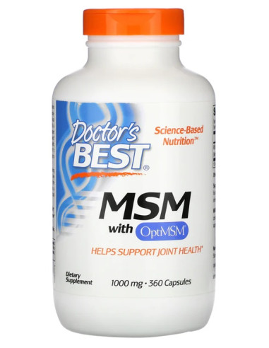 MSM with OptiMSM, 1000mg - 360 caps | Doctor's...
