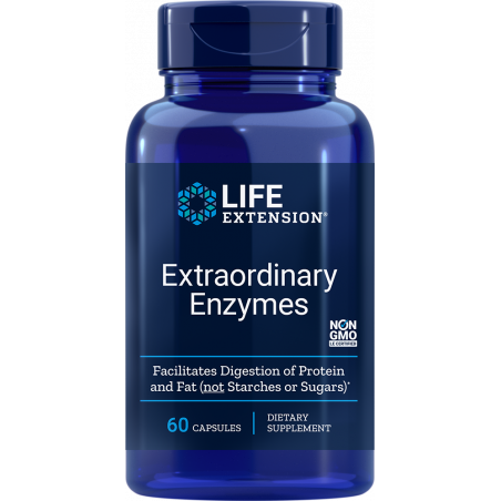 Extraordinary Enzymes - 60 capsules | Life Extension