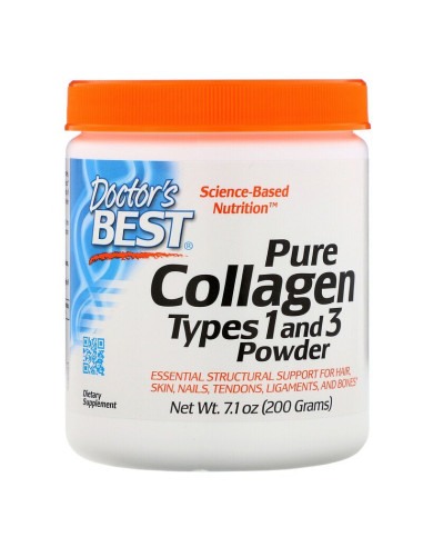 Pure Collagen Types 1 and 3, Powder - 200g |...
