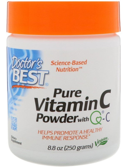 Pure Vitamin C Powder with Quali-C - 250g | Doctor's Best