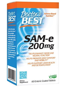 SAM-e, 200mg - 60 tablets | Doctor's Best