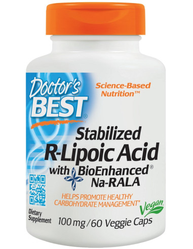 Stabilized R-Lipoic Acid with Na-RALA, 100mg -...