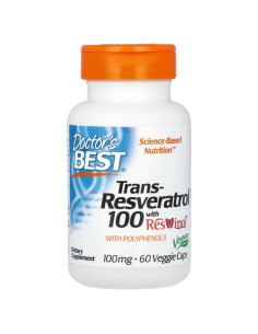 Trans-Resveratrol with ResVinol, 100mg - 60 vcaps |...