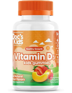 Vitamin D3 Kid's Gummies, Fruit Flavours - 60 gummies |...