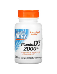 Vitamin D3, 2000 IU - 180 softgels | Doctor's Best