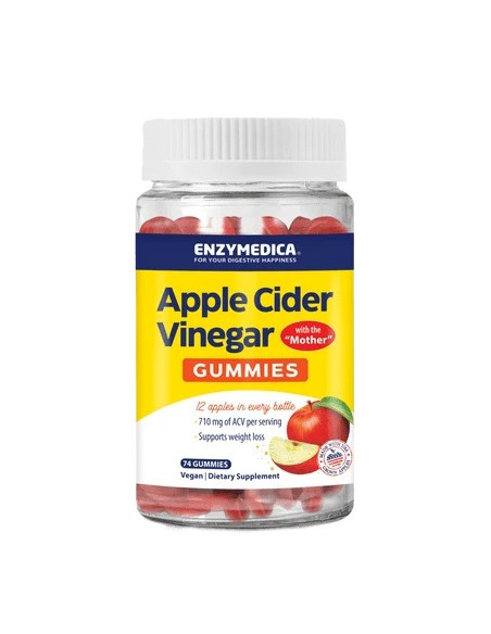 Apple Cider Vinegar Gummies - 74 gummies | Enzymedica