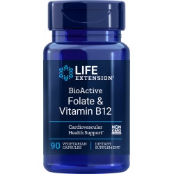 BioActive Folate & Vitamin B12 - 90 vegetarian capsules |...