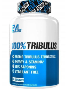 100% Tribulus, 650mg - 60 vcaps | EVLution Nutrition