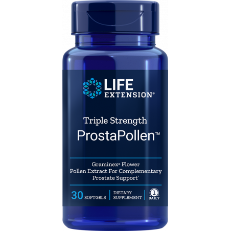 Triple Strength ProstaPollen - 30 softgels | Life Extension