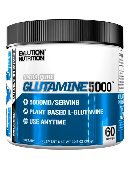 Ultra Pure Glutamine 5000, Unflavoured - 300g | EVLution Nutrition