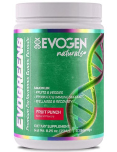Evogreens Naturals, Fruit Punch - 234g | Evogen