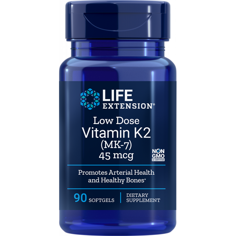 Low-Dose Vitamin K2 - 90 softgels | Life Extension