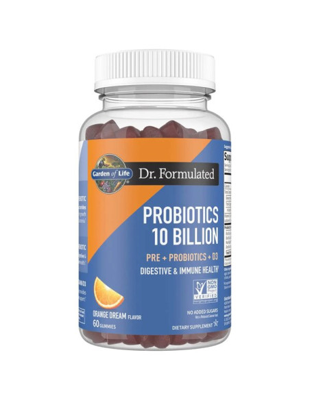 Dr. Formulated Probiotics 10 Billion, Orange Dream - 60 gummies | Garden of Life