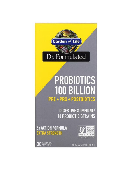 Dr. Formulated Probiotics 100 Billion - 30 vcaps | Garden of Life